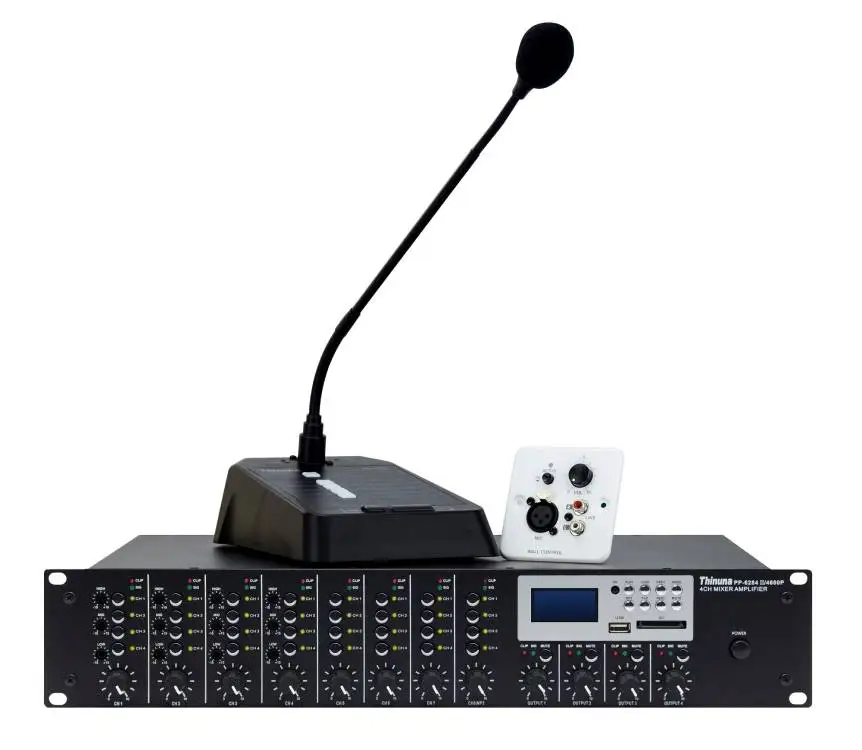 Thinuna PP-6284 II professional PA public address speaker sound audio system mixer power amplifier