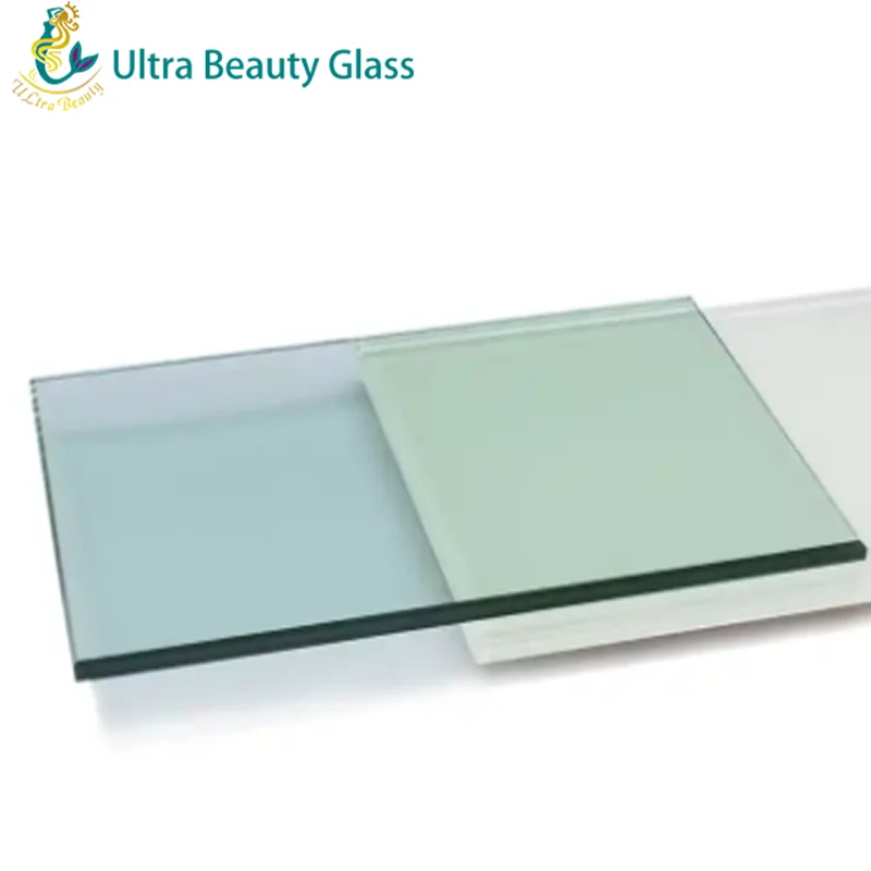 Ultrabeauty- Factory custom heat reflective glass anti dazzling toughened laminated color coated glass