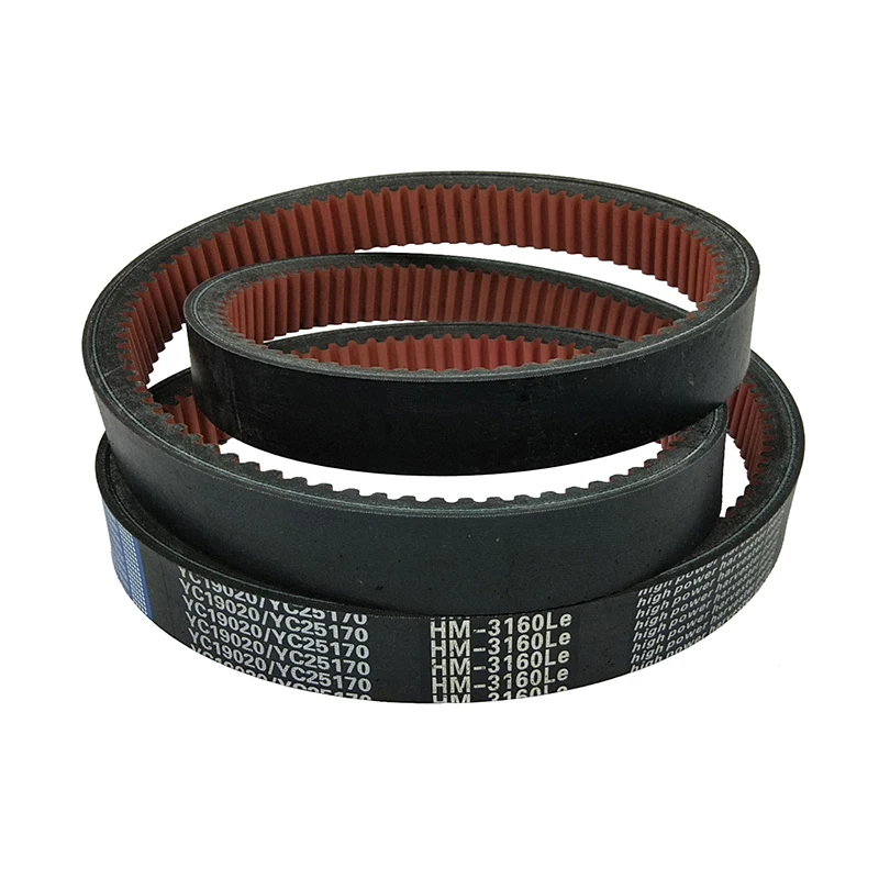 Factory sale power industrial poly transmission belt 12pk1880 flat banded tooth v belts for bando machine motorcycle drive