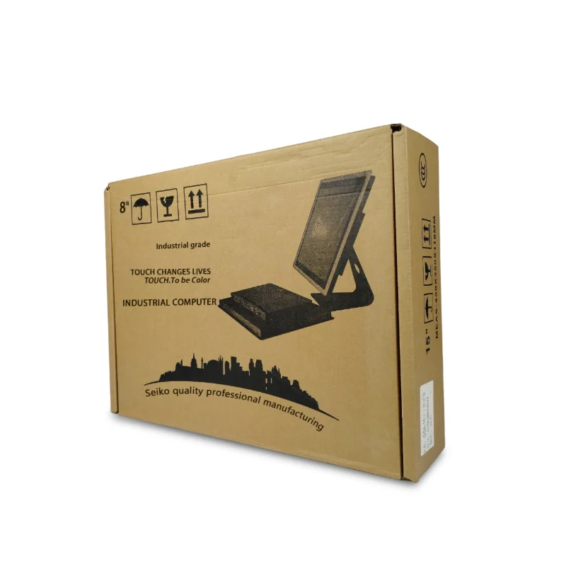 HUGEROCK PTC08A desktop Open Frame IP65 Business usb capacitive Android All in One Panel Pc Industrial Computer