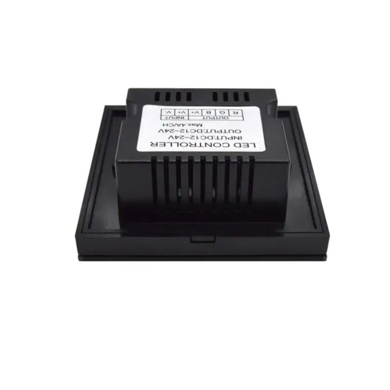 Rgb светодиодный контроллер с сенсорной панелью настенный PWM 12v 24v 12A 288w неоновый цветной света smd5050 rgb сенсорная панель