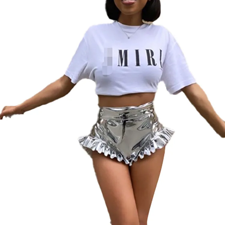 2022 OEM Wholesale Custom Summer Casual Bulk Streetwear Graphic Crop Top T Shirts For Women Top