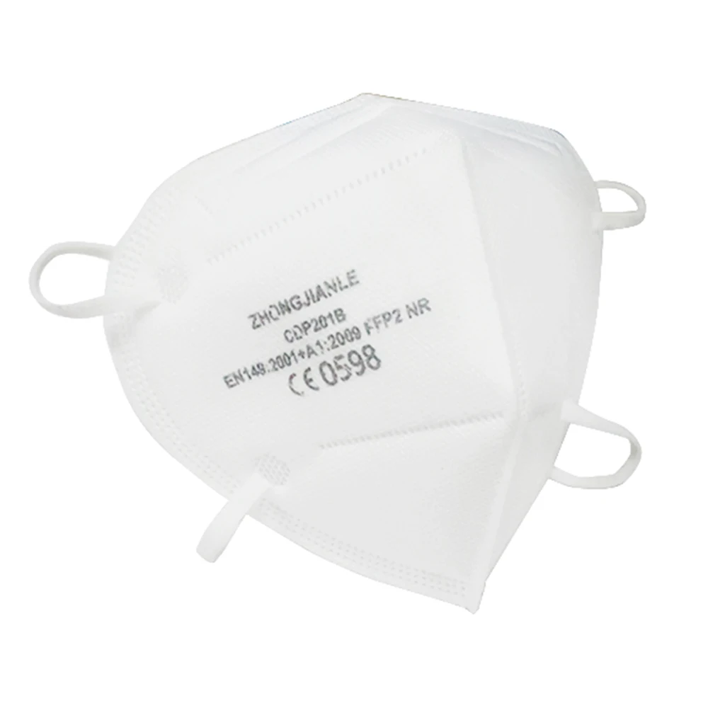Новинка зимы 2021 г. ZHONGJIANLE Giveaway белый список CE KN95 FFP 2 одноразовые FFP2 маски для