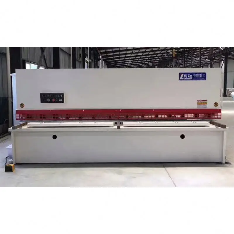 zhongwei MS7-6*2500MM ESTUN E21 NC System Hydraulic Shearing Machine Sheet Metal Shears with High Quality and Protection