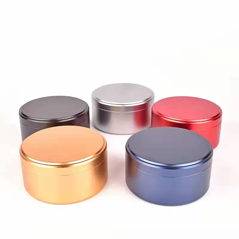 Oem Iron Spoons Metallic Customised Spice Jars Lid Smell Proof Small Tin Can Metal Square Box