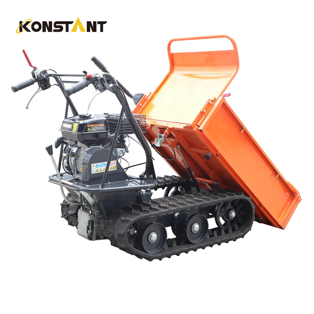 Fast delivery agriculture using unleaded petrol multifunzione crawler truck dumper mini transporter