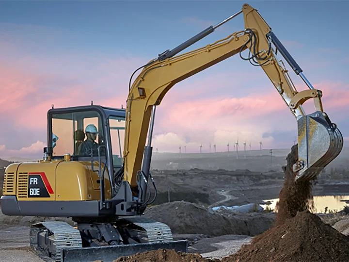 Brand 1.6Ton Hydraulic Small Digger/ Crawler Excavator Mini Bagger With Bucket 0.045Cbm Hot Sale