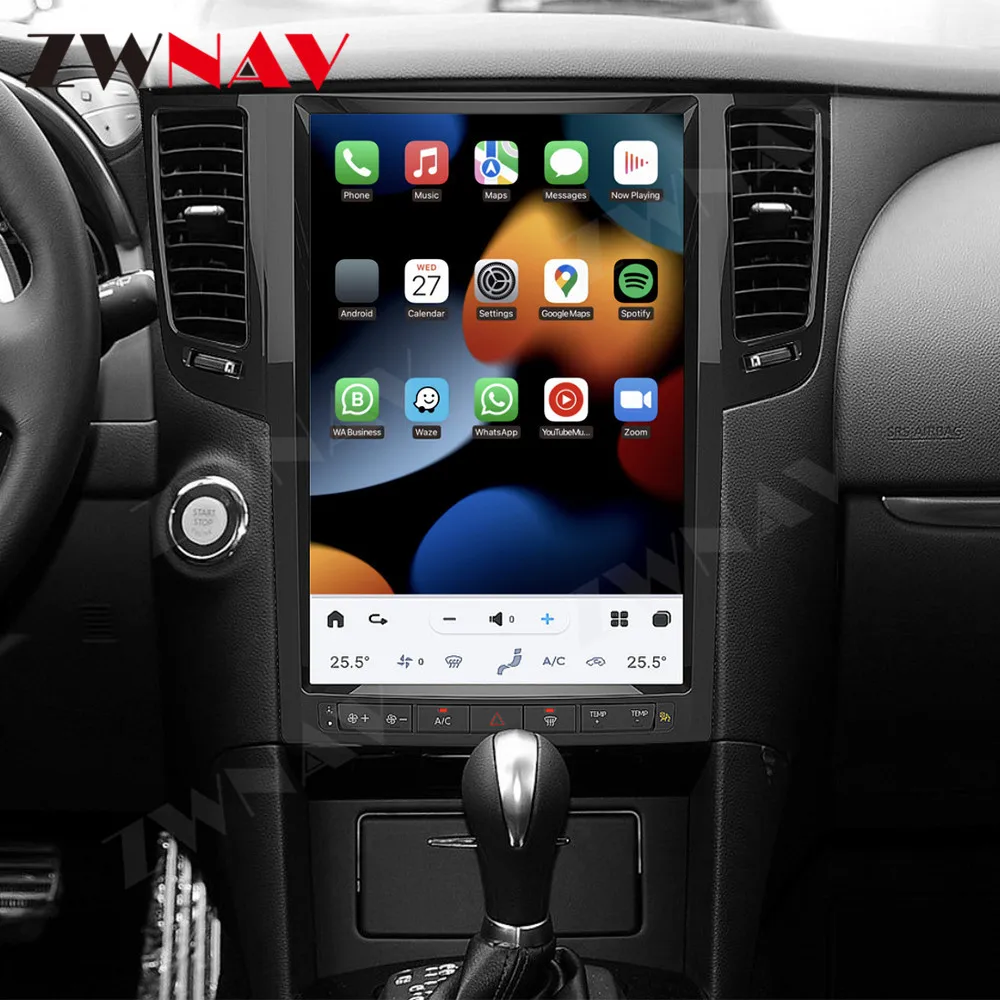 ZWNAV 14.5 Inch Carplay For Infiniti QX70 2013-2019 Car Radio GPS Navigation Multimedia Video Player Display Screen Car Stereo