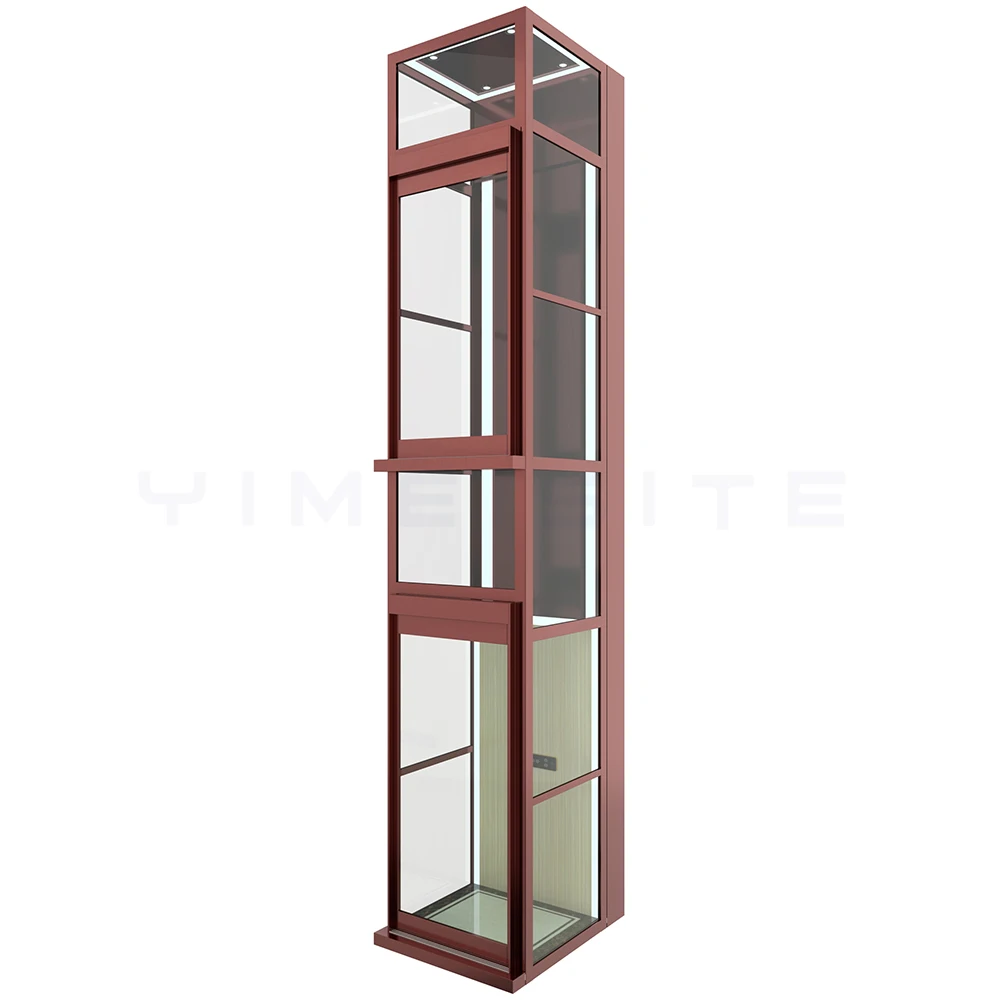 Mini Indoor Hospital Luxury Elevators Cabin Materials Duplex Small Space Wheelchair Home Elevator Lift