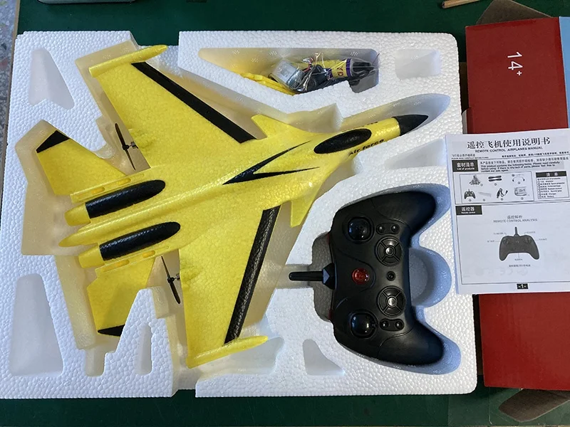 2.4g epp foam gyro r c glider fighter hobby model vs f16 f22 f35 su27 su35 trainer remote control airplane rtf rc jet plane