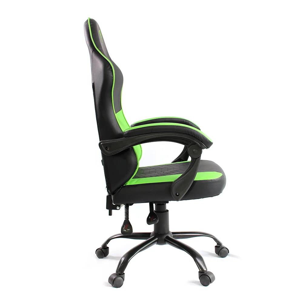 Razer Racing Gaming Chair Convertible & Foldable Swivel Style with Cooling Massage Features Iron PVC Synthetic Leather Material