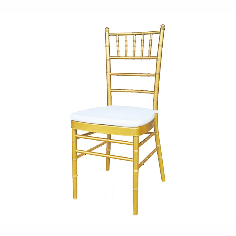In Stock Tiffany Chair wedding Iron Banquet Chairs Stackable Chiavari Chairs Weddings