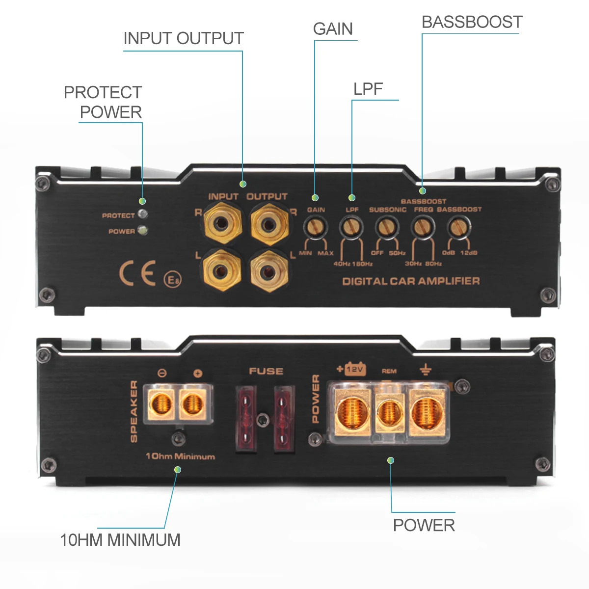 car audio processor audio amplifier mono block power sound system amplifier car audio subwoofer amplifier