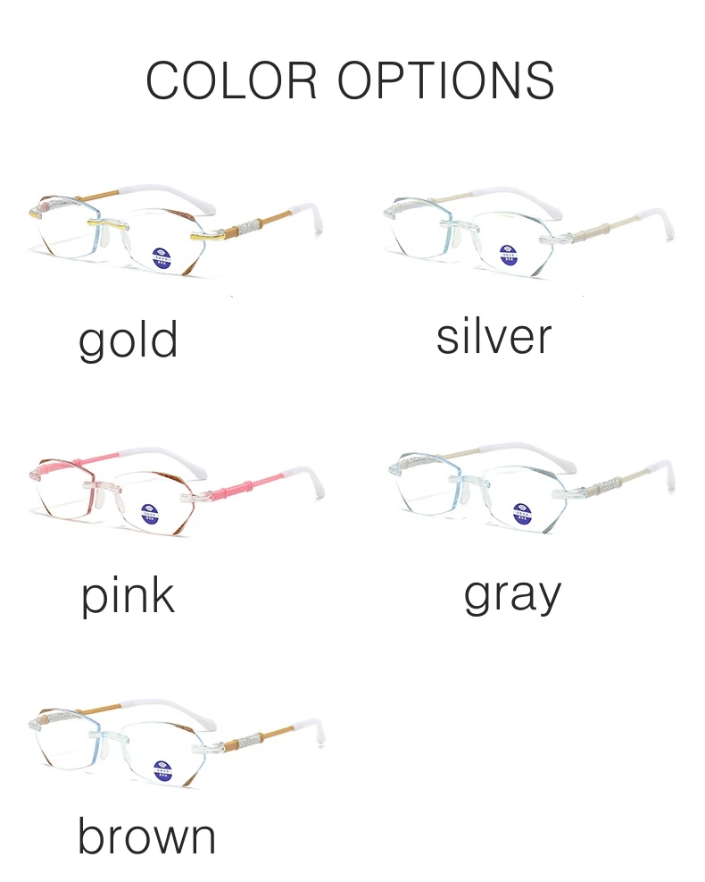 Intelligent automatic zoom high-definition fashionable TR frame anti blue light presbyopia glasses for men women