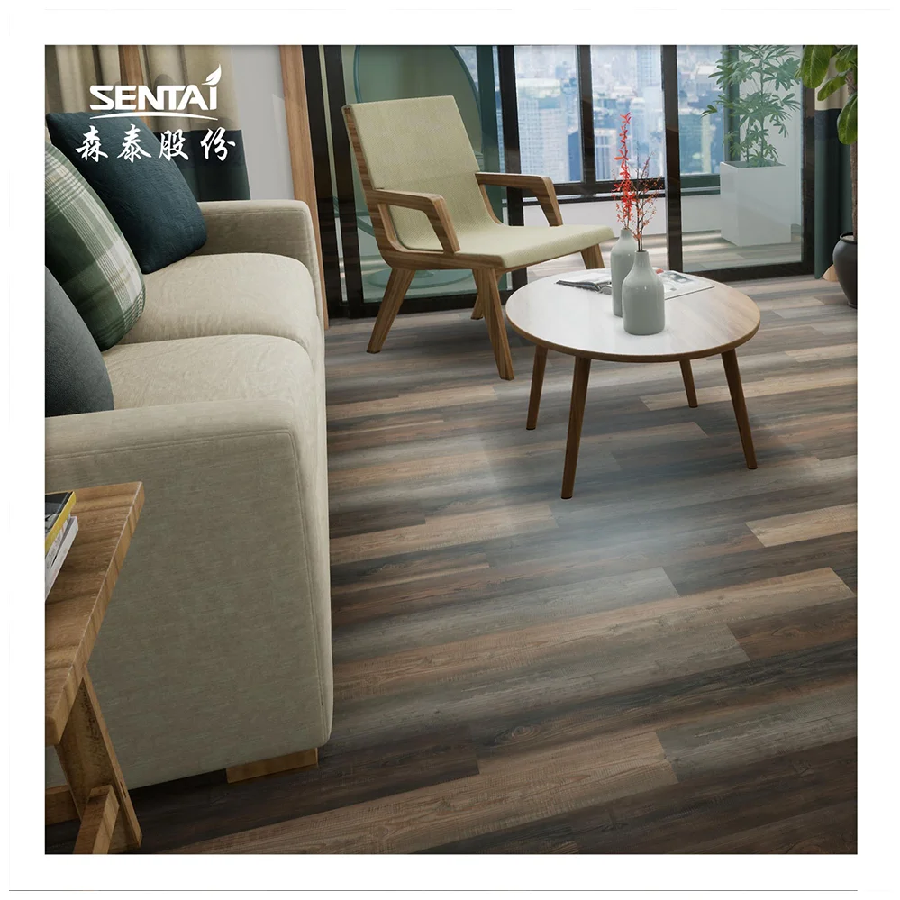 New Design 4mm 5mm 6mm 7mm 8mm 12mm Wood Floor Waterproof Laminate Flooring Spc Flooring