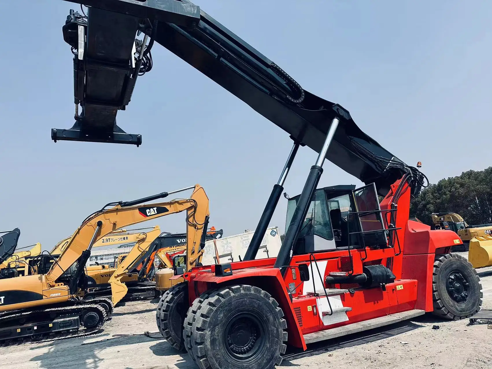 Kalmar DRF450-60S5K Container and port machine used reach stacker 45 ton port lifting crane