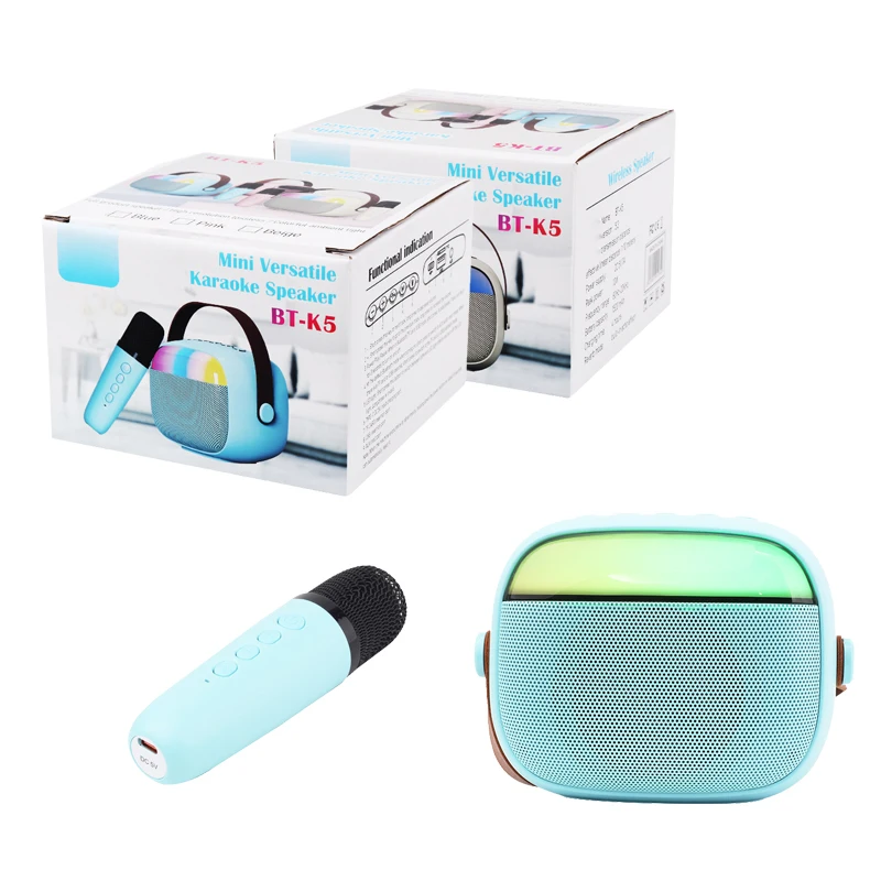 Somostel hot selling Portable RGB Light Wireless BT Speakers With BT/TF/USB/AUX/LED/spectral light Function