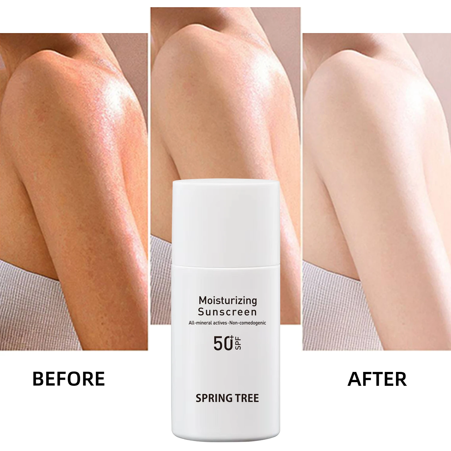 Natural Whitening Sunblock Anti- UVA/UVB Sun Screen Cream SPF 50 Sunscreen Cream