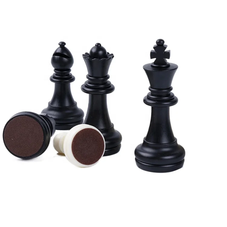 Wood chess game luxury gold decorative with folding board International Chess Set Games With Figures