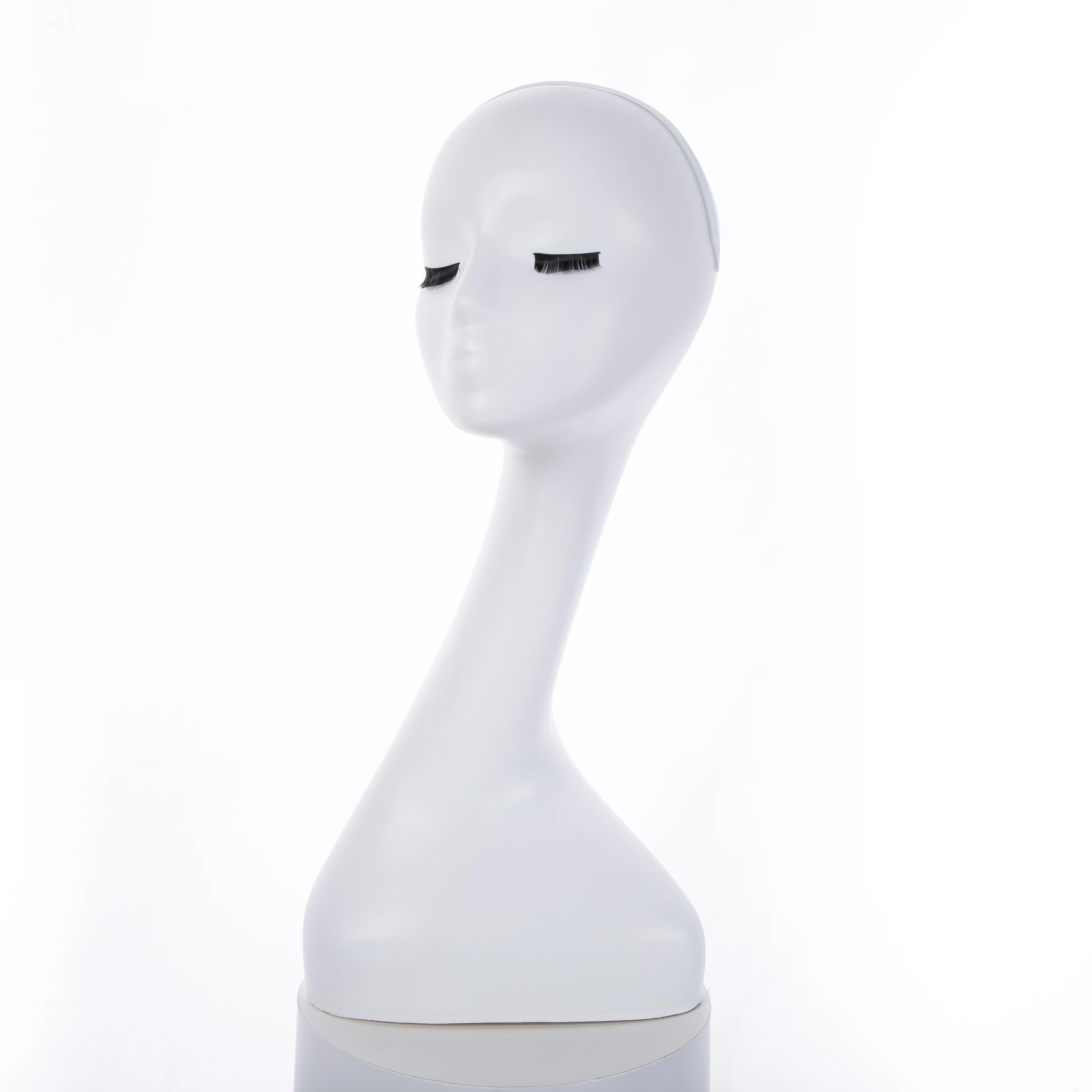 Promotional PP Material Hairdressing Mannequin Head Wig Display