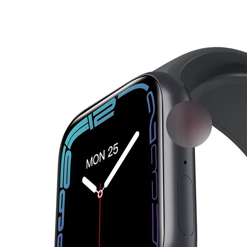 New Model 60 HZ Refresh Rate 1.82 inch 3.5D Curved Big Screen NFC IP68 Water Resistant HW37 Plus Smart Watch Series 7 Design