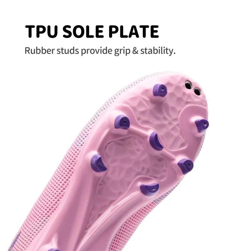 Custom Factory Training Indoor Sports Shoes Kids Boy Girl Soccer Cleats Shoes Football Boots Customize Football Shoes For Kids