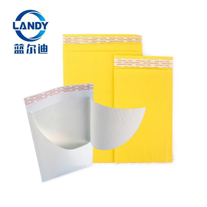 Kraft Padded Envelope Mailers, Corrugated Paper Padded Rigid Mailer Custom Logo