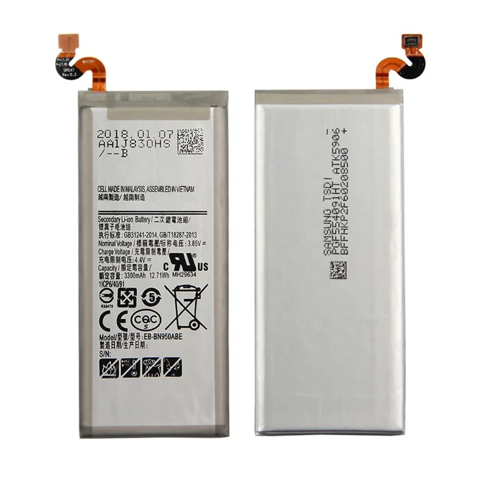 Оригинальный аккумулятор EB-BN950ABE EB-BN950ABA для Samsung GALAXY Note 8 N9500 N9508 SM-N950F проект Байкал 3300 МА-ч