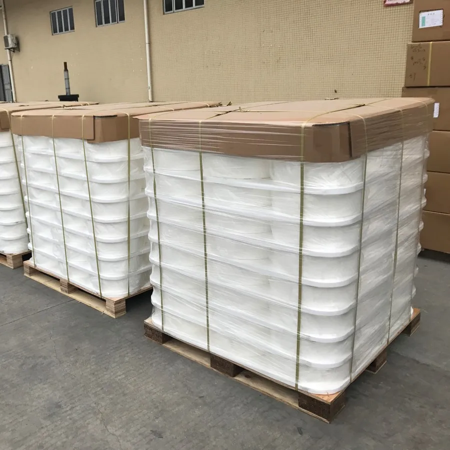 Baichuan переработанная полиэфирная пряжа FDY яркая белая Регенерированная пряжа 8/1