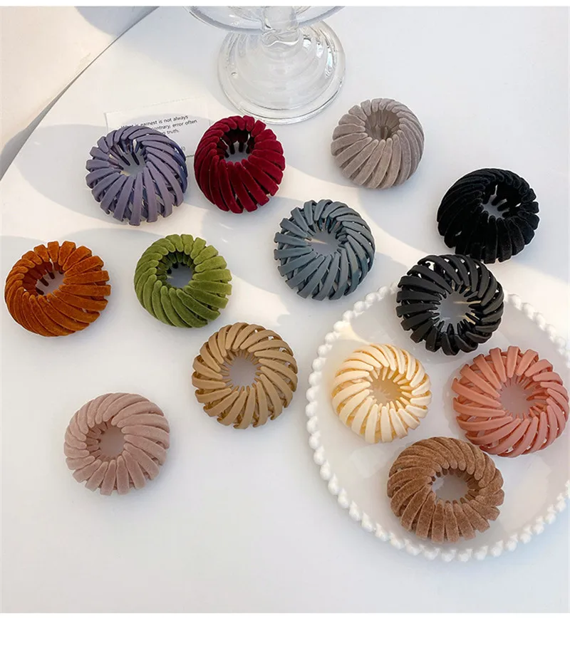 Luxury Hair Ties women Twist Hair Band 2020 Bird S Hair Nest Device Claw Scrunchies