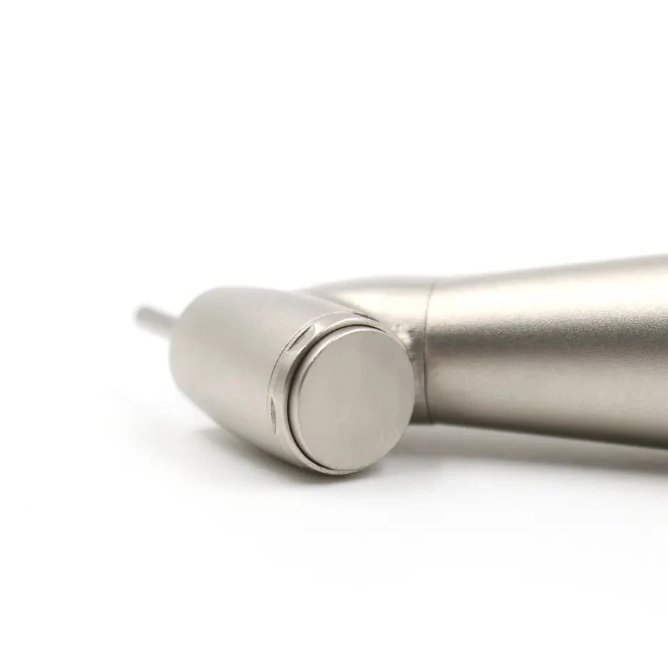 Dental 1:4.2 45 Degree Contra Angle Handpiece Push Button Red Ring Fiber Opetic Low Speed Handpiece Lab Equipment