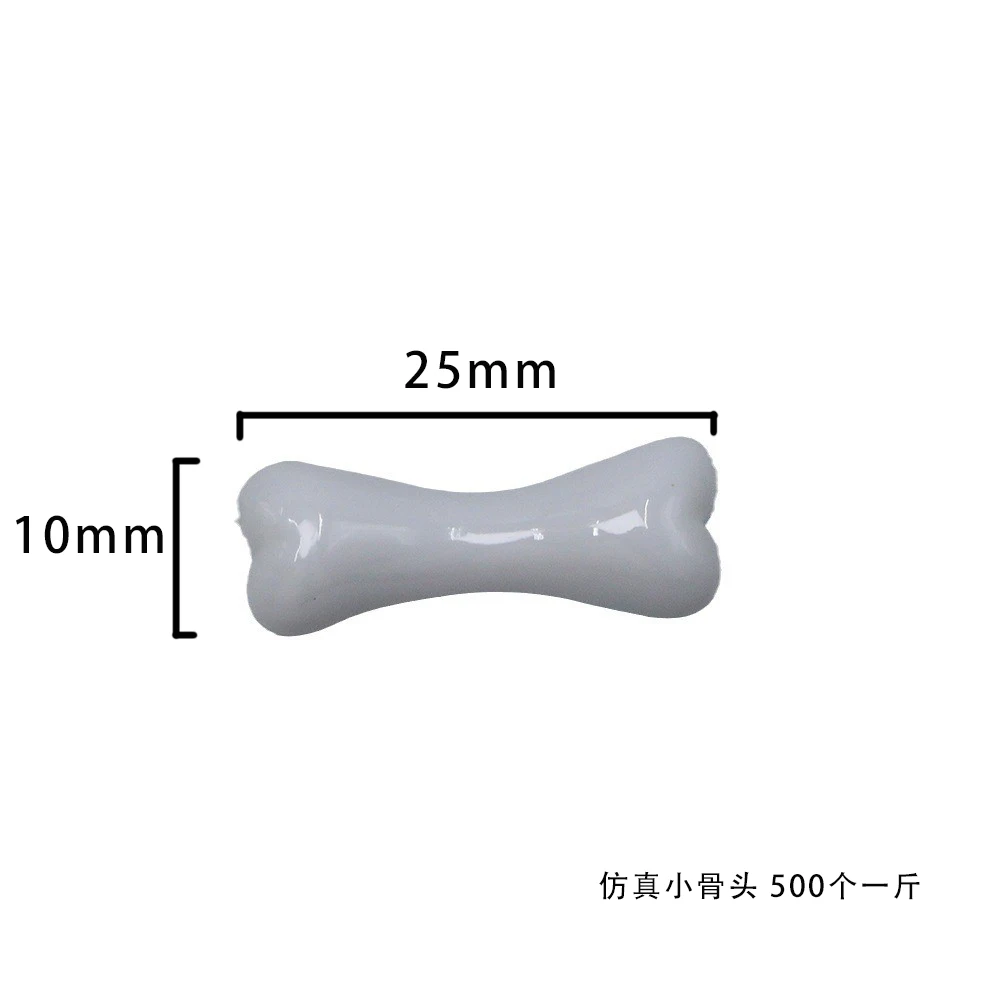 500PCS Wholesale Halloween Supplies Halloween Bone Shape Props Acrylic Beads Gems Halloween Decoration Accessories
