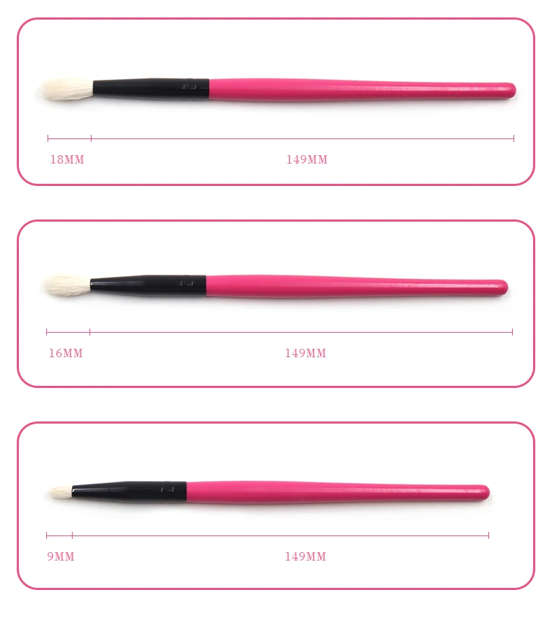 Premium Best Quality Vegan Custom Logo Cosmetic Makeup Brush Set Eyeshadow Make Up Brushes