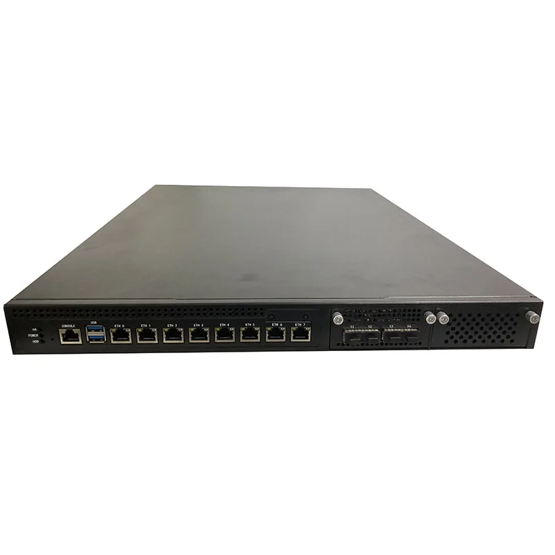 1U Rackmount Network Appliance with Intel 6th/7th/8th/9th Gen Core i9/i7/i5/i3, Pentium, Celeron, Xeon E3 12XX v5/v6 processors