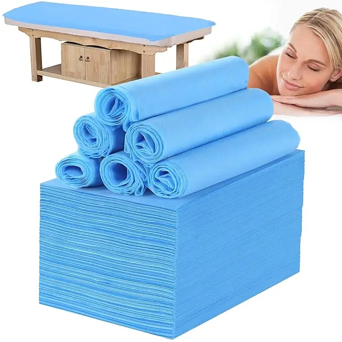 High Quality Waterproof Disposable PP Non Woven Spa Massage Bed sheet Roll Perforated Disposable Bedsheet massage table sheets