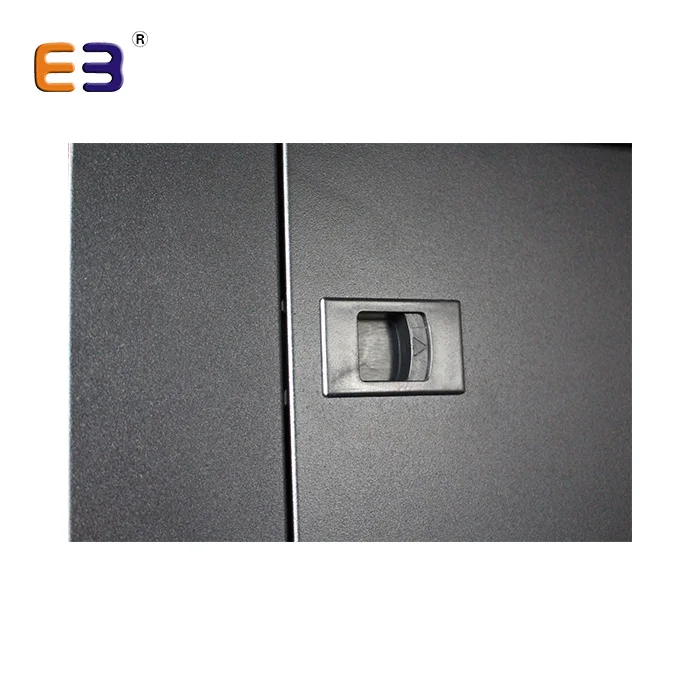 19inch with arc perforated door frame glass 6U network wall