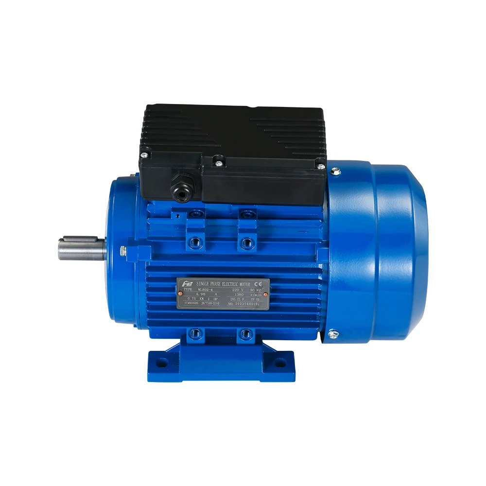 CE Certified Electric Motor  1HP  2HP 3HP  5HP 10HP ML series aluminum housing 220v single-phase asynchronous electric motor