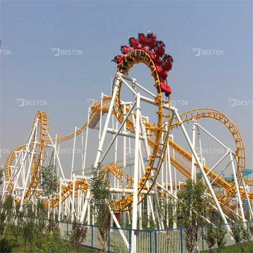 Beston Amusement Rides Outdoor 16 Person Roller Coaster Carnival Roller Coaster Ride For Sale