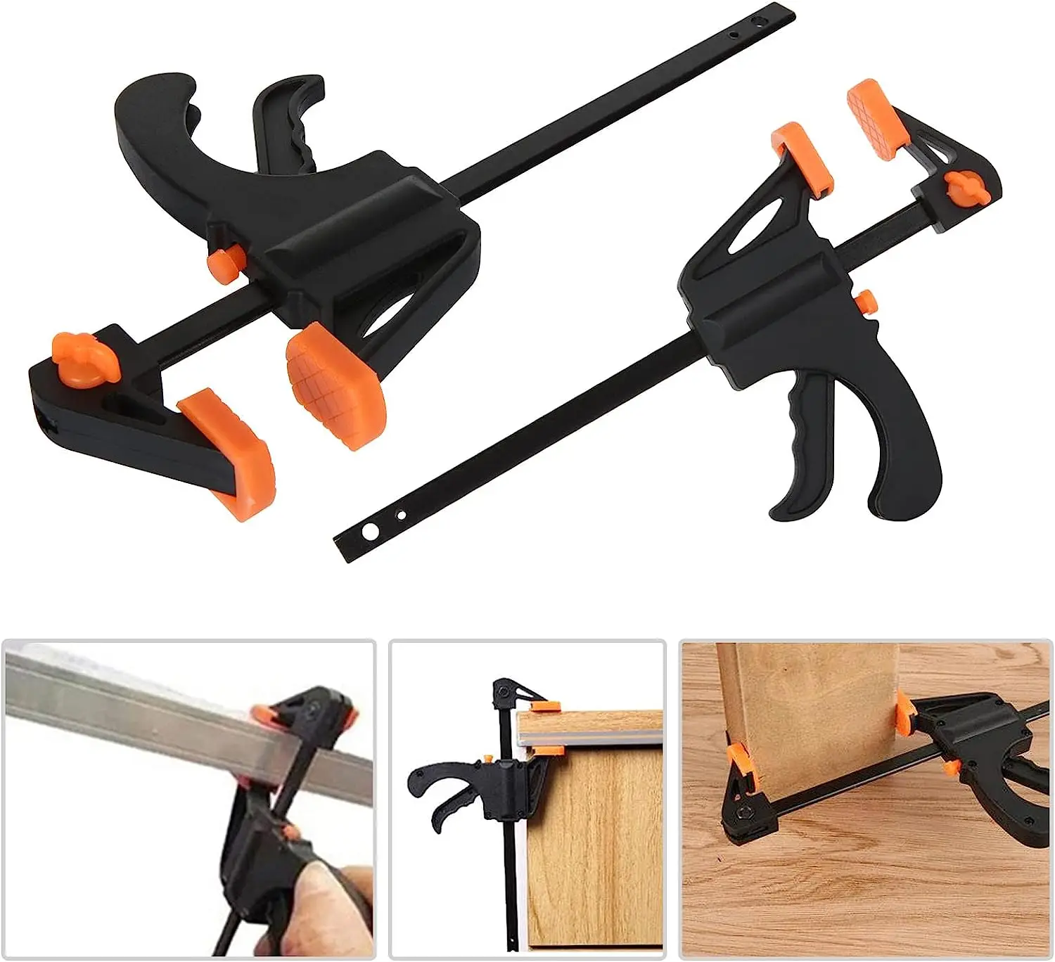 SALI ratchet quick release fixed home tools household light-duty plastic woodworking tools F style clamp