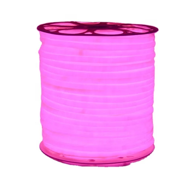 220V SMD 2835 120led silicone with 360luminous waterproof advertising flexible LED strip neon light