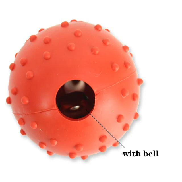 Professional manufacturer rubber chew dog toy mini spiky interactive dog ball toy