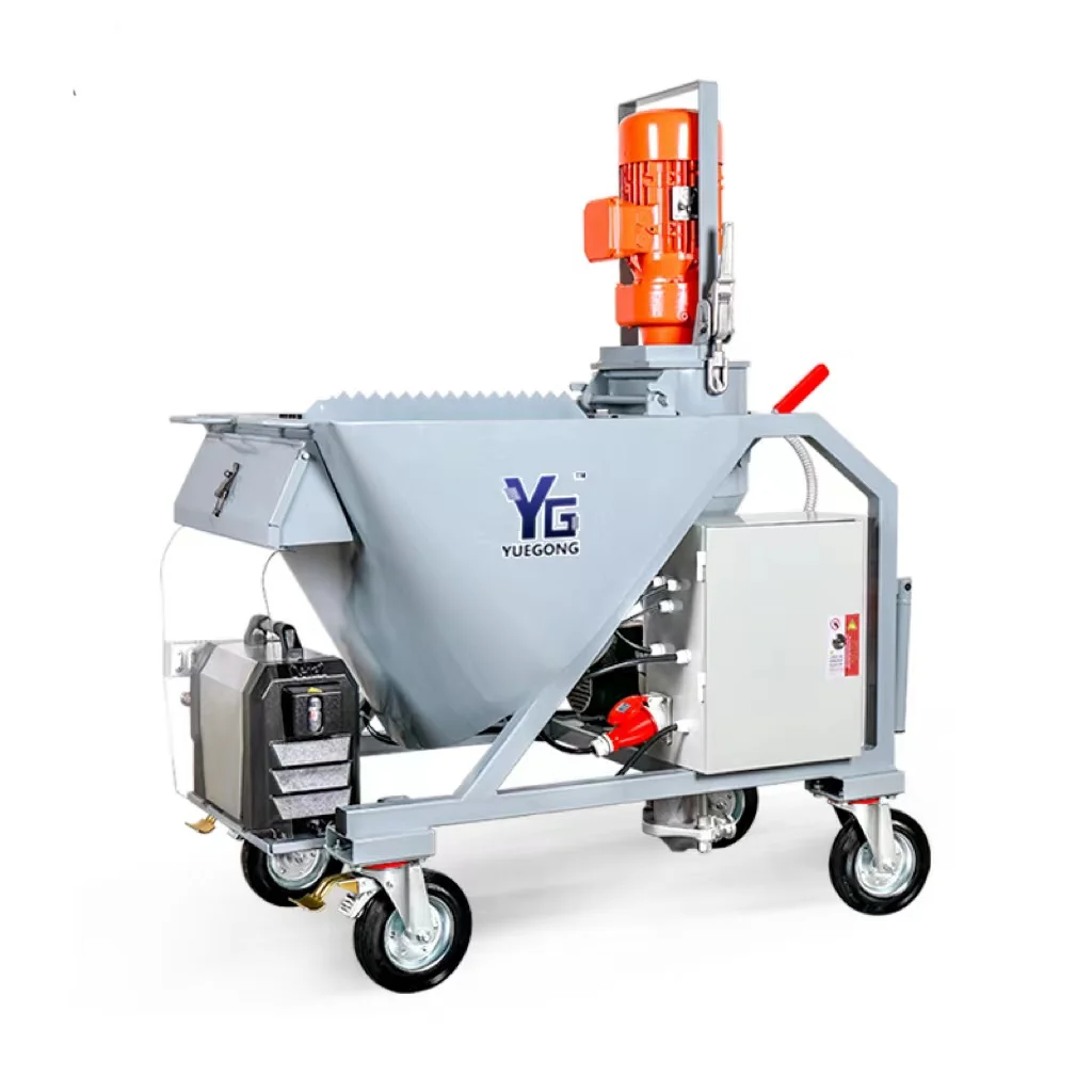 With CE M6 Germany Tec Gypsum Pump Plastering Spray Machine Plaster Spray Pump