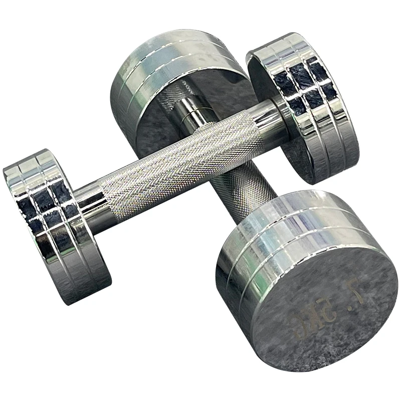 Adjustable 10kg Cast Steel Fitness Equipment Iron Kettlebell Barbell Weight Plate Rubber Bar Exercise Training Free Weights