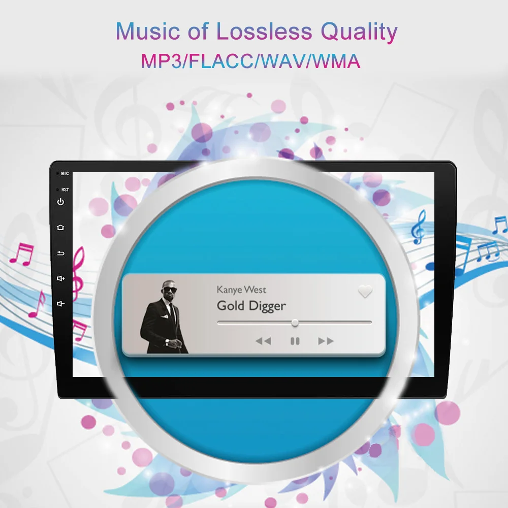 Best 1 Din  Car Cd Touch Android MP5 Universal Wifi Stereo Single Din   Radios Car Player