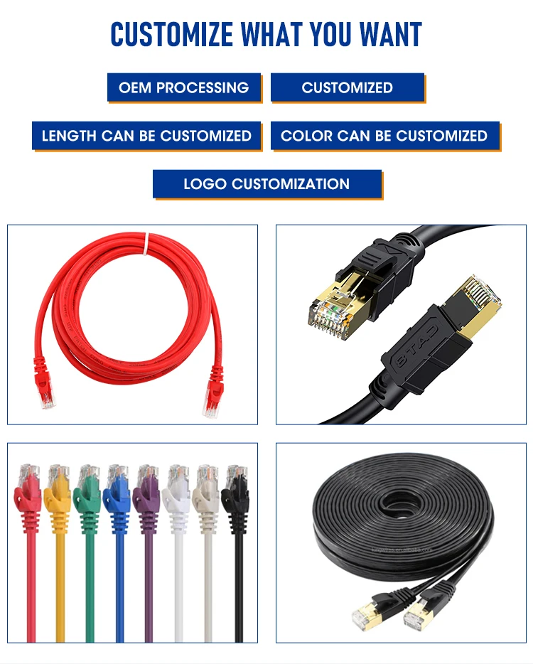 Высококачественный кабель Ethernet 0 5 м ccs 4awg cat5 cat5e патч-кабель utp патч-корд rj45