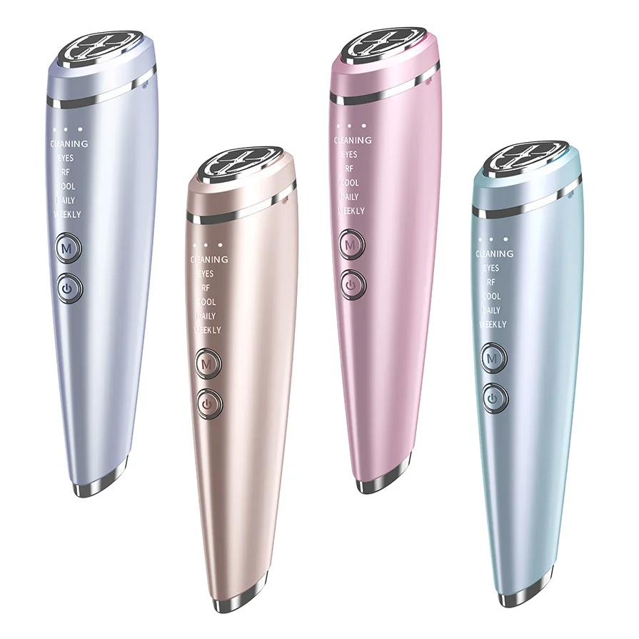 2024 Portable RF Beauty Instrument Facial Skin Care Anti-Aging Device Multi-Functional RF EMS LED Home Use Facial Beauty Device