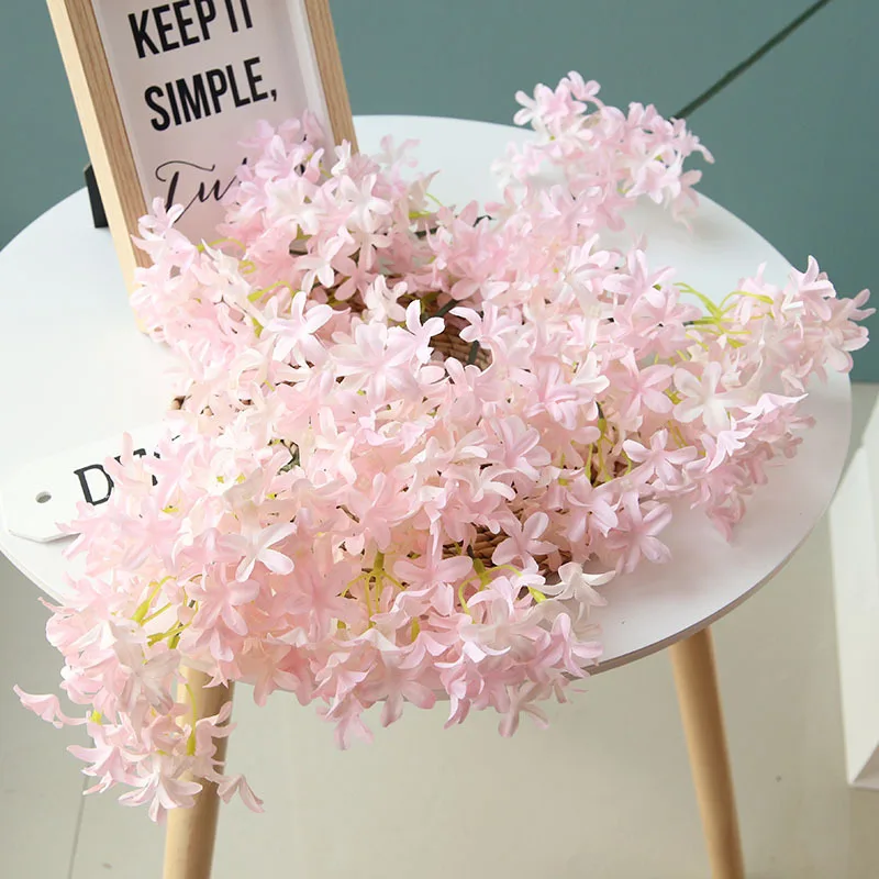 China supplier artificial white color wedding sakura for cherry blossom tree