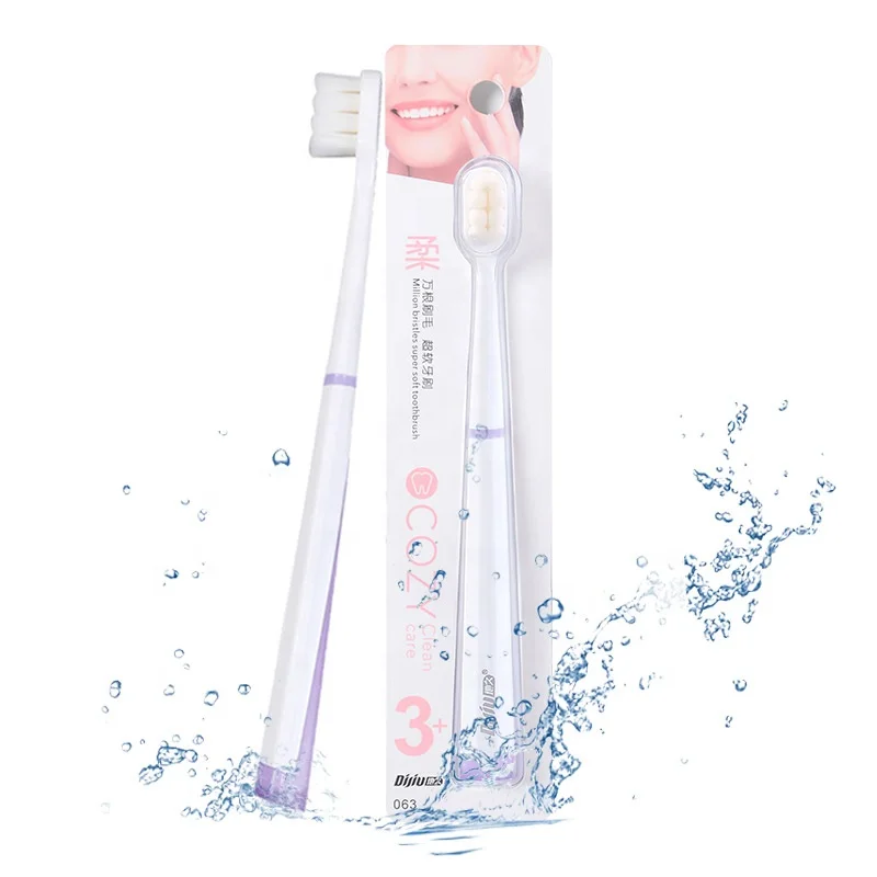 China Toothbrush Factory Produces Silicone Gum Ultra Soft Micro Nano Adult Toothbrush