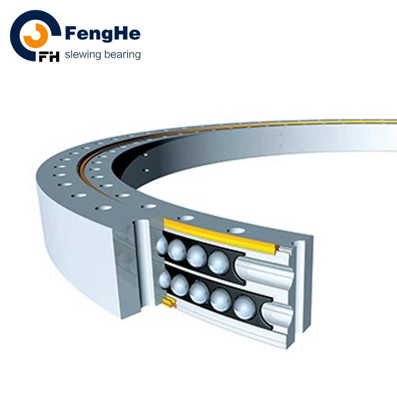 Новая инновационная шариковая и роликовая Конструкция поворотного подшипника для крана малого среднего размера