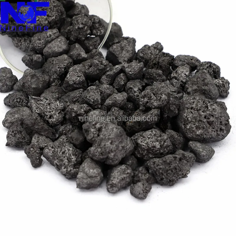 Карбоновая добавка recарбуризатор, кальцинированный антрацит уголь, размер 5-20 мм, для литейного литья